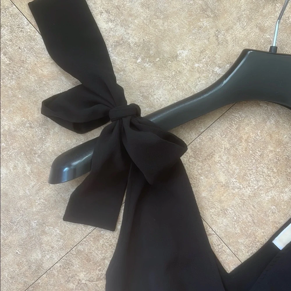 Michael Kors Black Pull On Cropped Jumpsuit - Picture 5 of 6